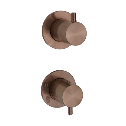 Just Taps Plus Vos Modular 2 Handle 2 Outlet Thermostatic Shower Valve