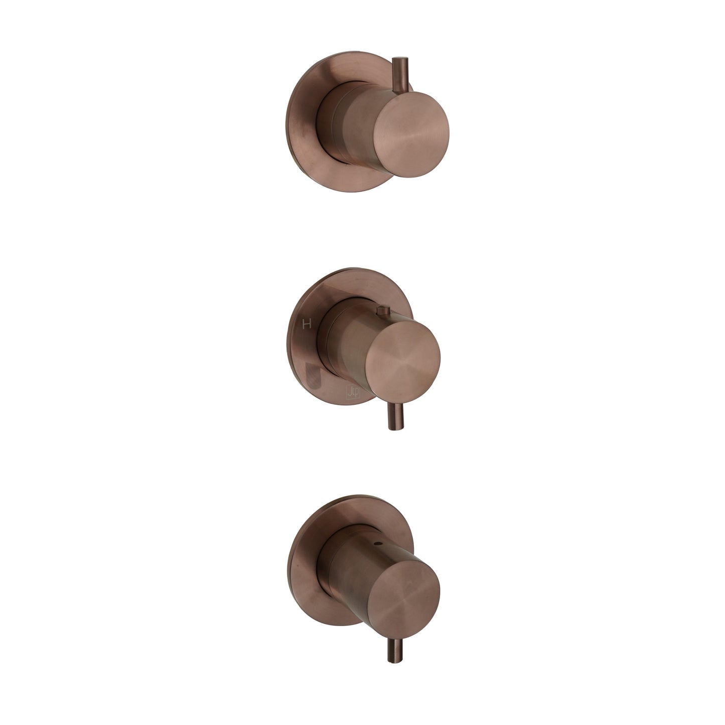 Just Taps Plus Vos Modular 3 Handle 3 Outlet Thermostatic Shower Valve