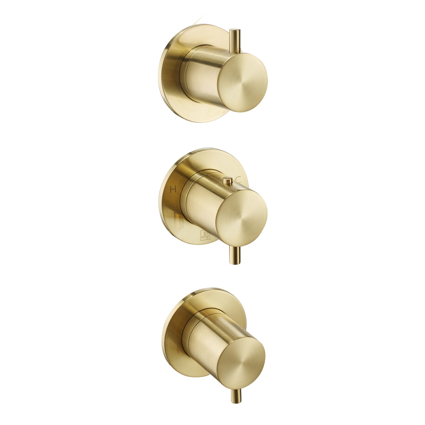 Just Taps Plus Vos Modular 3 Handle 3 Outlet Thermostatic Shower Valve