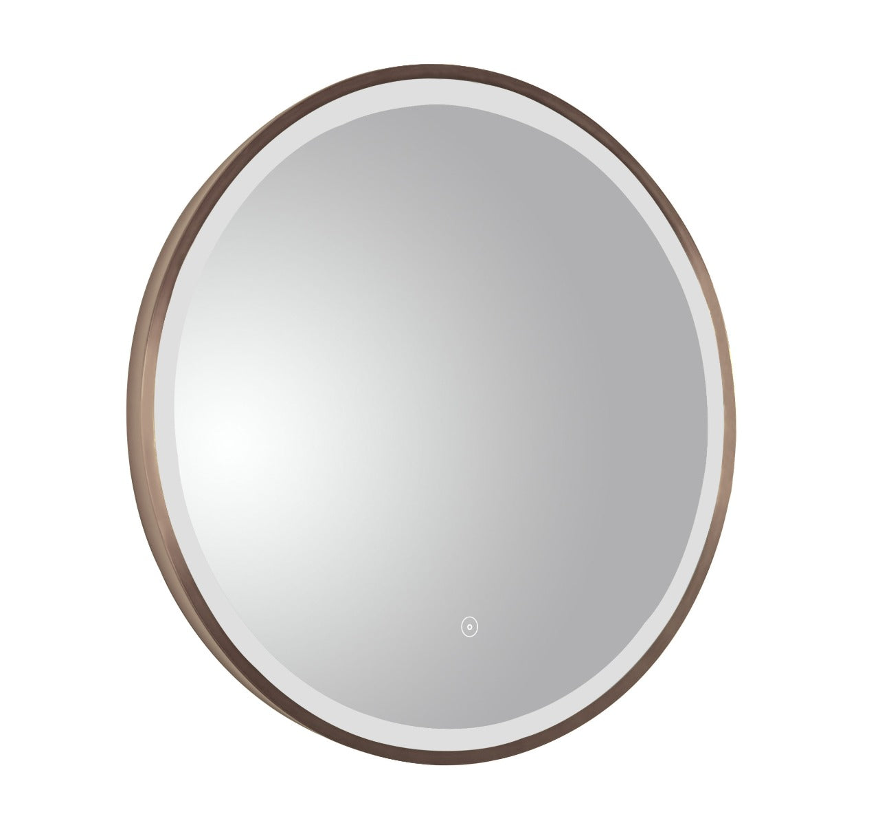VOS Mirror With Light - Brushed Bronze