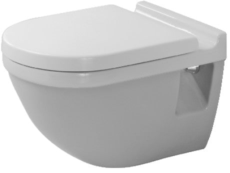 Duravit Starck 3 Wall Hung WC Toilet Pan in White Gloss