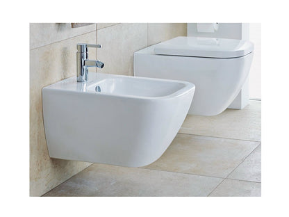 Duravit Happy D.2 Square Wall Hung WC Pan - White Gloss