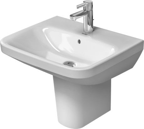 Duravit Durastyle Basin With Semi Pedestal 550mm