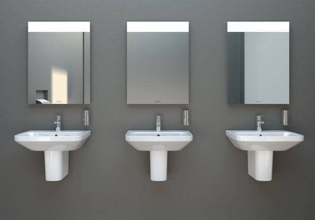 Duravit Durastyle Basin With Semi Pedestal 550mm