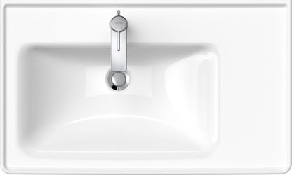 Duravit D-Neo Furniture washbasin asymmetric, 800mm