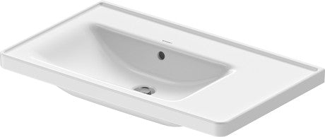 Duravit D-Neo Furniture washbasin asymmetric, 800mm