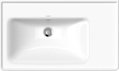 Duravit D-Neo Furniture washbasin asymmetric, 800mm