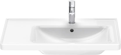 Duravit D-Neo with overflow Furniture washbasin asymmetric, 800 mm