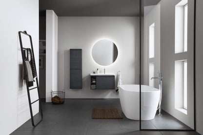 Duravit D-Neo with overflow Furniture washbasin asymmetric, 800 mm