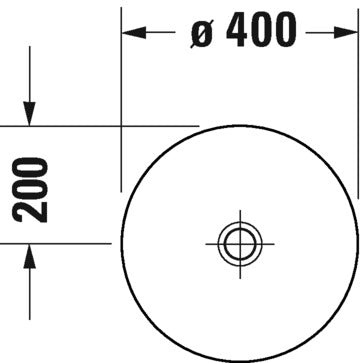 Duravit D-Neo Wash Bowl, 400mm