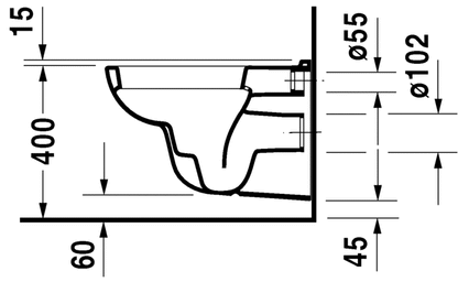 Elevate Your Space with Duravit D-Code Wall Hung WC Pan