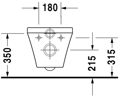 Duravit Durastyle Compact Wall Hung WC Pan