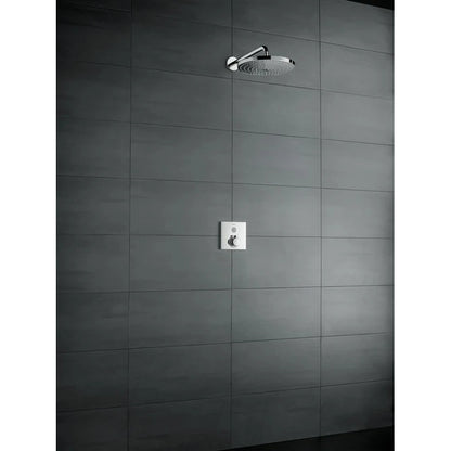 Hansgrohe Raindance Select S 240 2jet White/Chrome Overhead Shower With Shower Arm 390mm