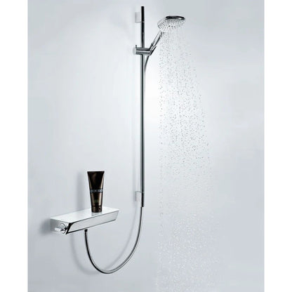 Hansgrohe Raindance E 120 Chrome Shower Rail Kit, Inc. Hose