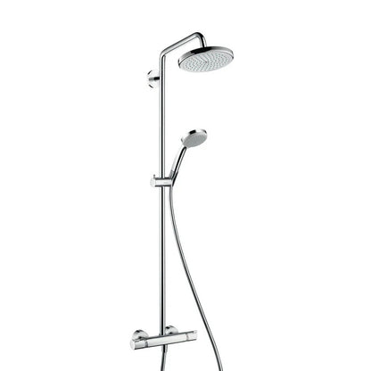 Hansgrohe Croma 220 Showerpipe w/ Swivelling Shower Arm