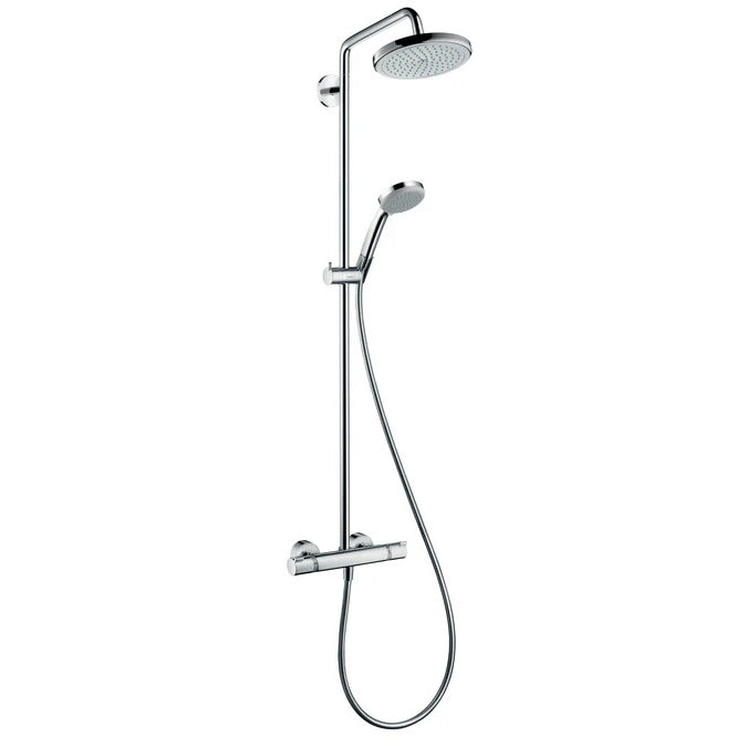 Hansgrohe Croma 220 Showerpipe w/ Swivelling Shower Arm