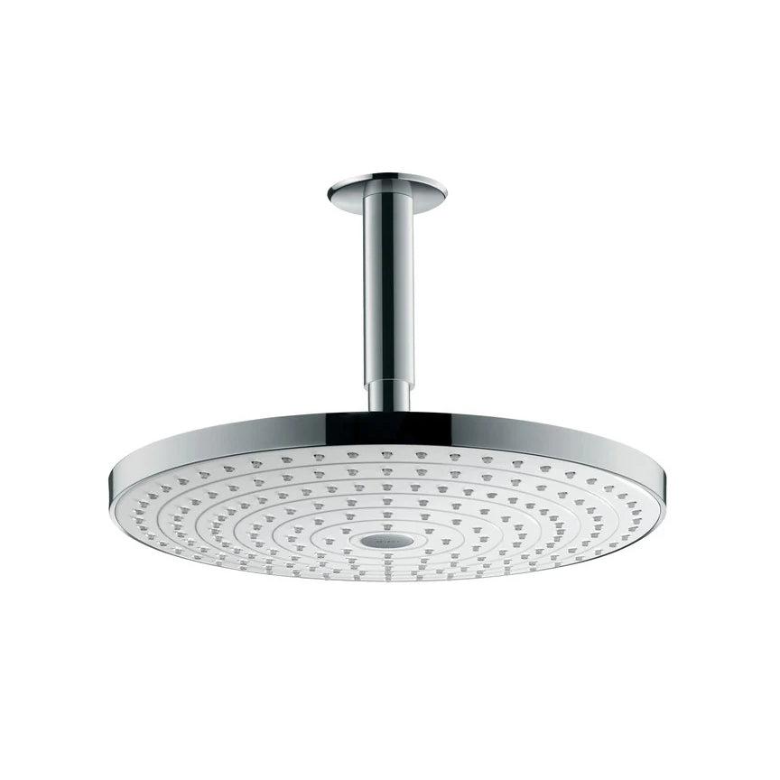 Hansgrohe Raindance Select S 300 2jet Chrome 300mm Overhead Shower With Ceiling Arm