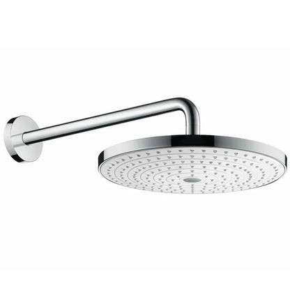 Hansgrohe Raindance Select S 300 2jet White/Chrome Overhead Shower With Shower Arm 390mm