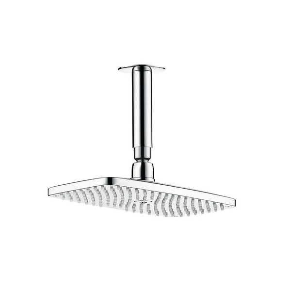 Hansgrohe Raindance E240 AIR 1 Jet Chrome Ceiling Mounted Shower Head & Arm 240 x 151mm