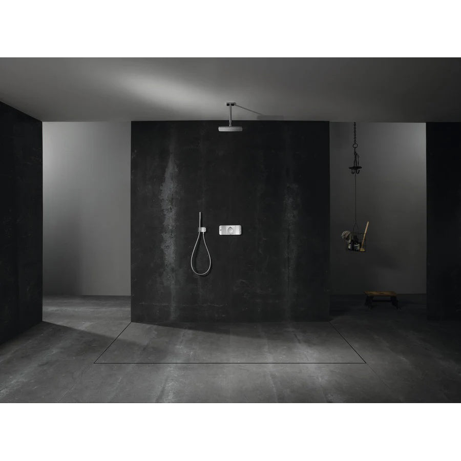 Hansgrohe Raindance E360 AIR 1 Jet Chrome Ceiling Mounted Shower Head & Arm 360 x 190mm