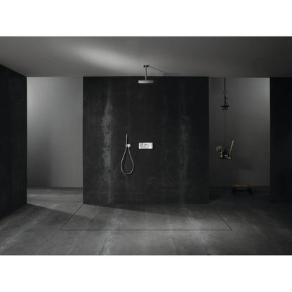 Hansgrohe Raindance E360 AIR 1 Jet Chrome Ceiling Mounted Shower Head & Arm 360 x 190mm