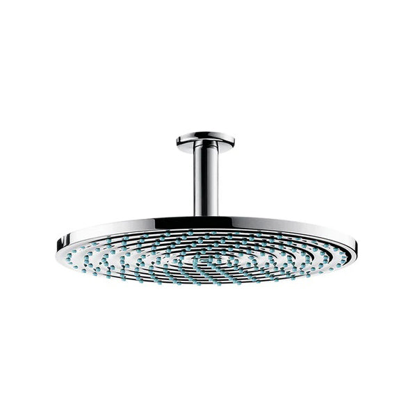 Hansgrohe Raindance S AIR 300mm Chrome Ceiling Mounted Shower Head & 100mm Ceiling Arm