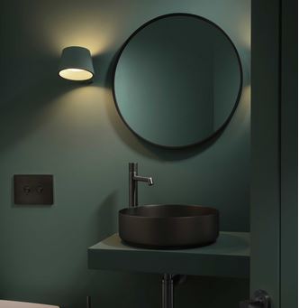 VOS Brushed Black Stainless Steel Counter Top Basin