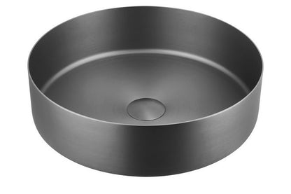 VOS Brushed Black Stainless Steel Counter Top Basin