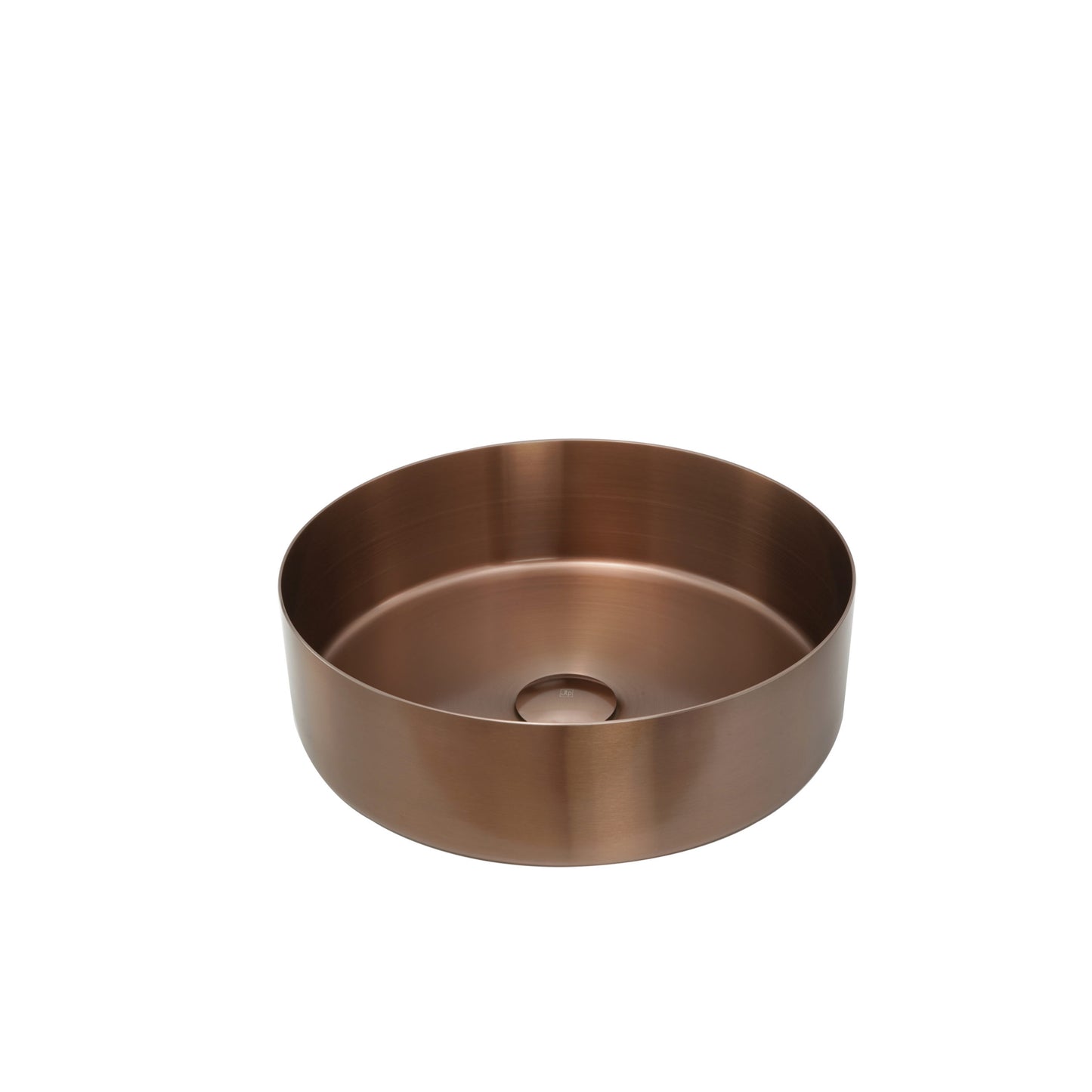 Just Taps Plus Vos Stainless Steel Counter Top Basin with Unslotted Click Clack Waste
