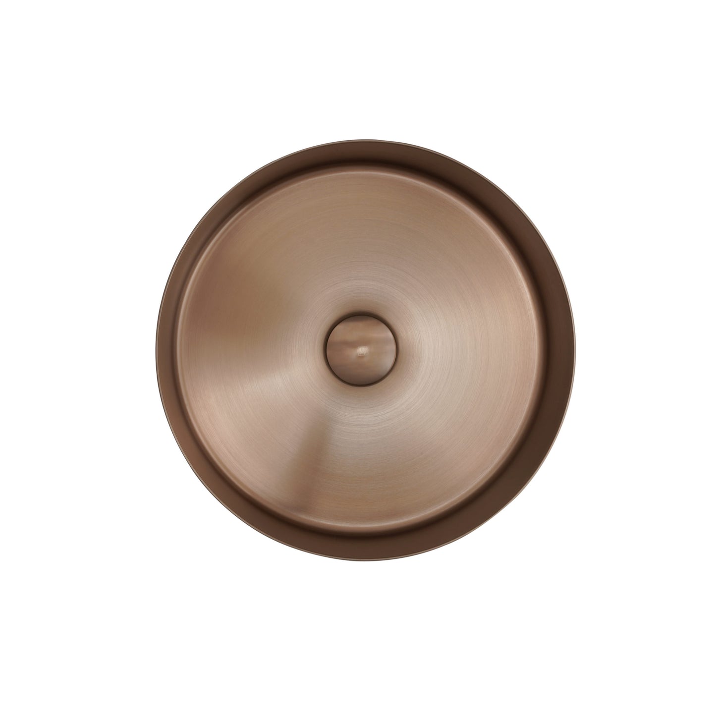 Just Taps Plus Vos Stainless Steel Counter Top Basin with Unslotted Click Clack Waste