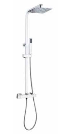 SW6 Pure Thermostatic Bar Shower Ultra Slim Stainless