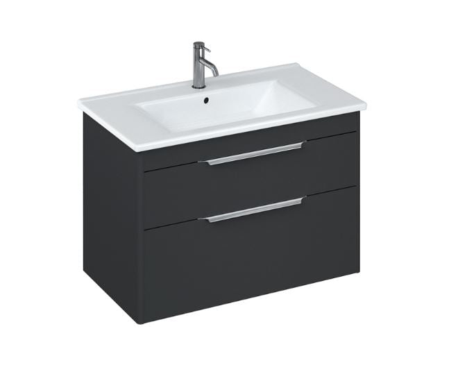 Shoreditch Note Wall Mounted Square 85cm Basin w/ 1TH