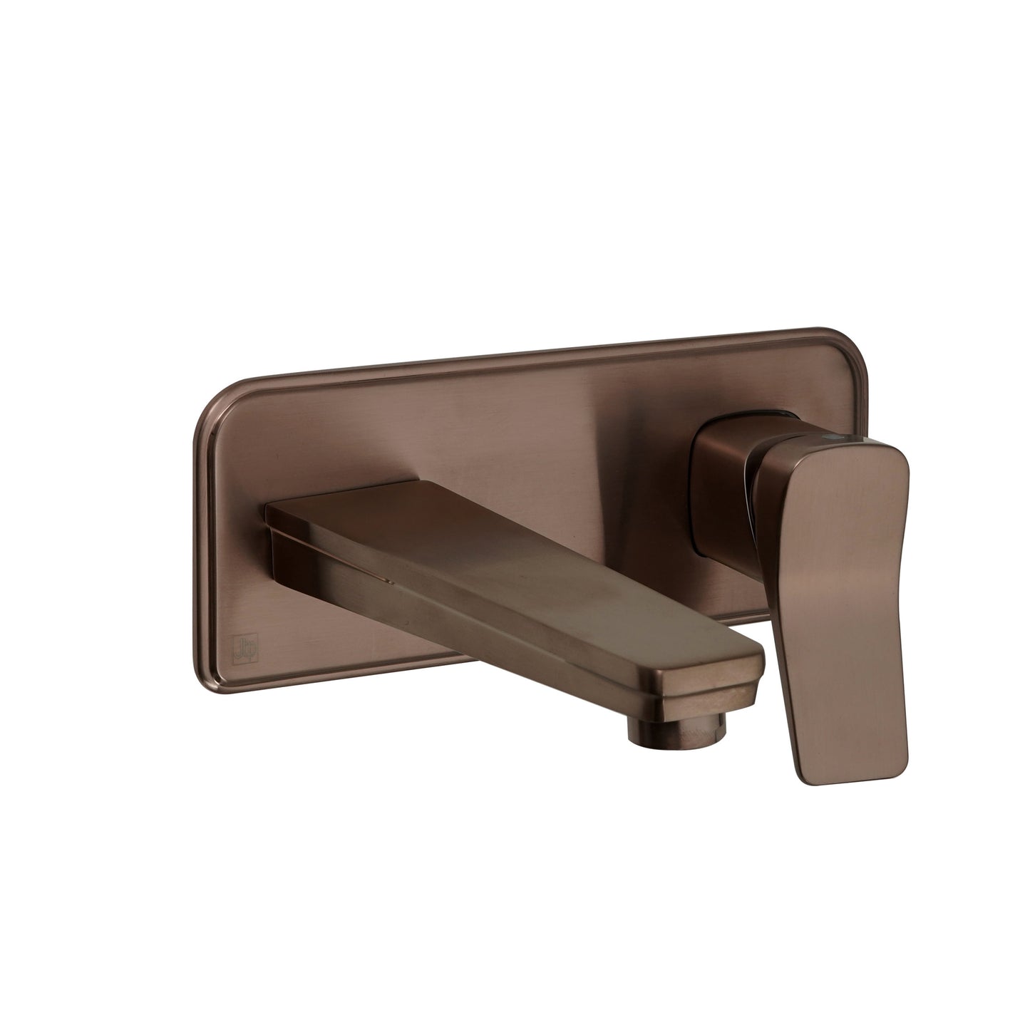 Just Taps Plus HIX Singler Lever Wall Mounted Basin Mixer (both plates included)