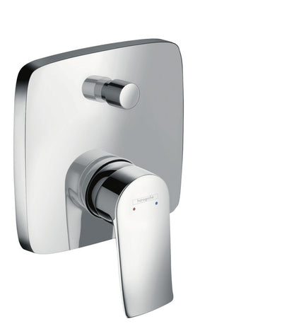 Hansgrohe Metris Chrome Square Concealed Manual Shower Valve With Diverter