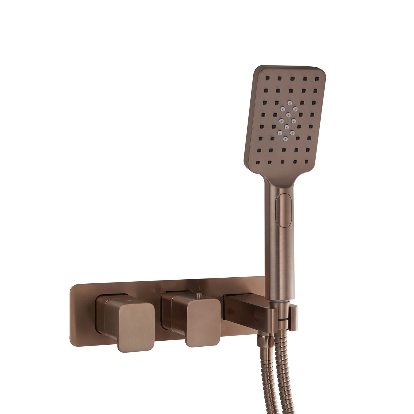 Just Taps Plus HIX Thermostatic Concealed 2 Outlets Shower Valve