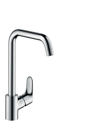 Hansgrohe Focus Single Lever Kitchen Sink Mixer With Swivel Spout - Chrome