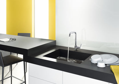 Hansgrohe Focus Single Lever Kitchen Sink Mixer With Swivel Spout - Chrome