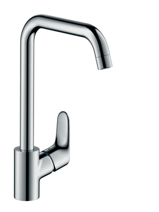 Hansgrohe Focus Single Lever Kitchen Sink Mixer With Swivel Spout - Chrome