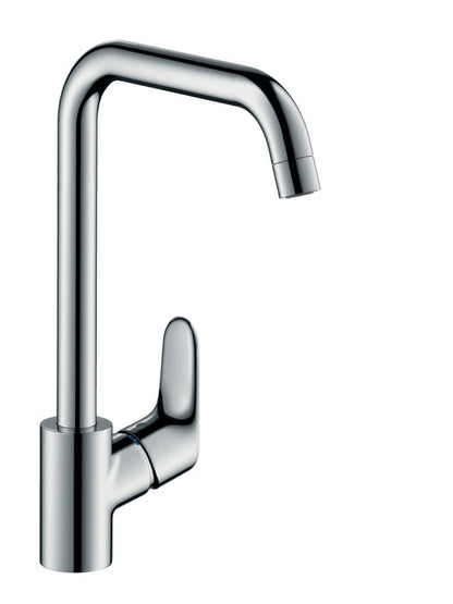 Hansgrohe Focus Single Lever Kitchen Sink Mixer With Swivel Spout - Chrome
