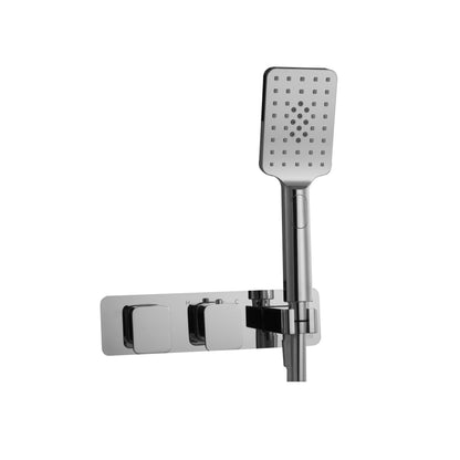 Just Taps Plus HIX Thermostatic Concealed 2 Outlets Shower Valve