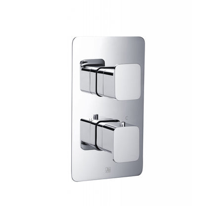 Just Taps Plus HIX Thermostatic 2 Outlet Concealed Shower Valve
