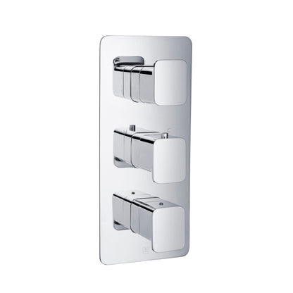 Just Taps Plus HIX Thermostatic 3 Outlet Concealed Shower Valve