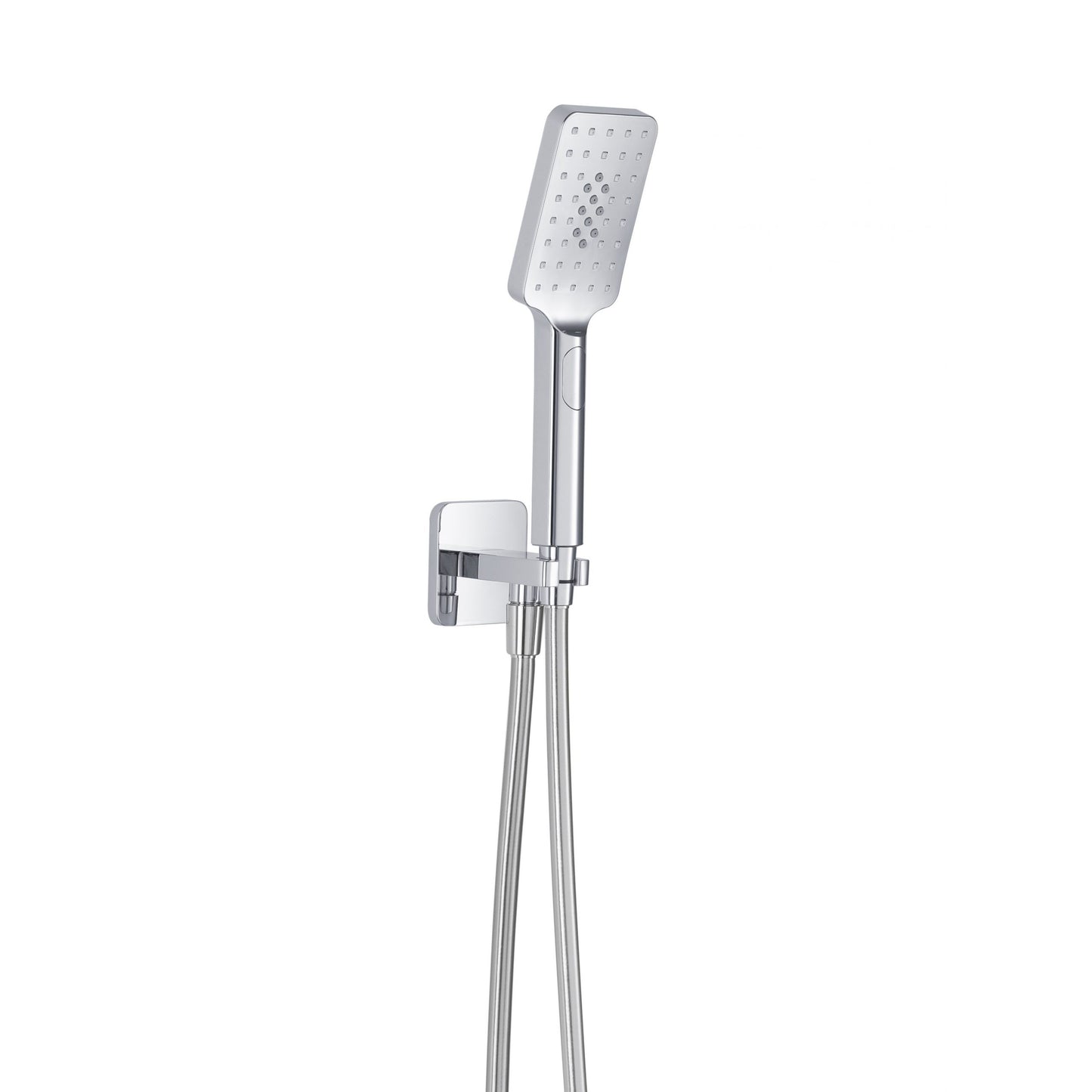 Just Taps Plus HIX Square Water Outlet with Holder, Hoase and Hand Shower
