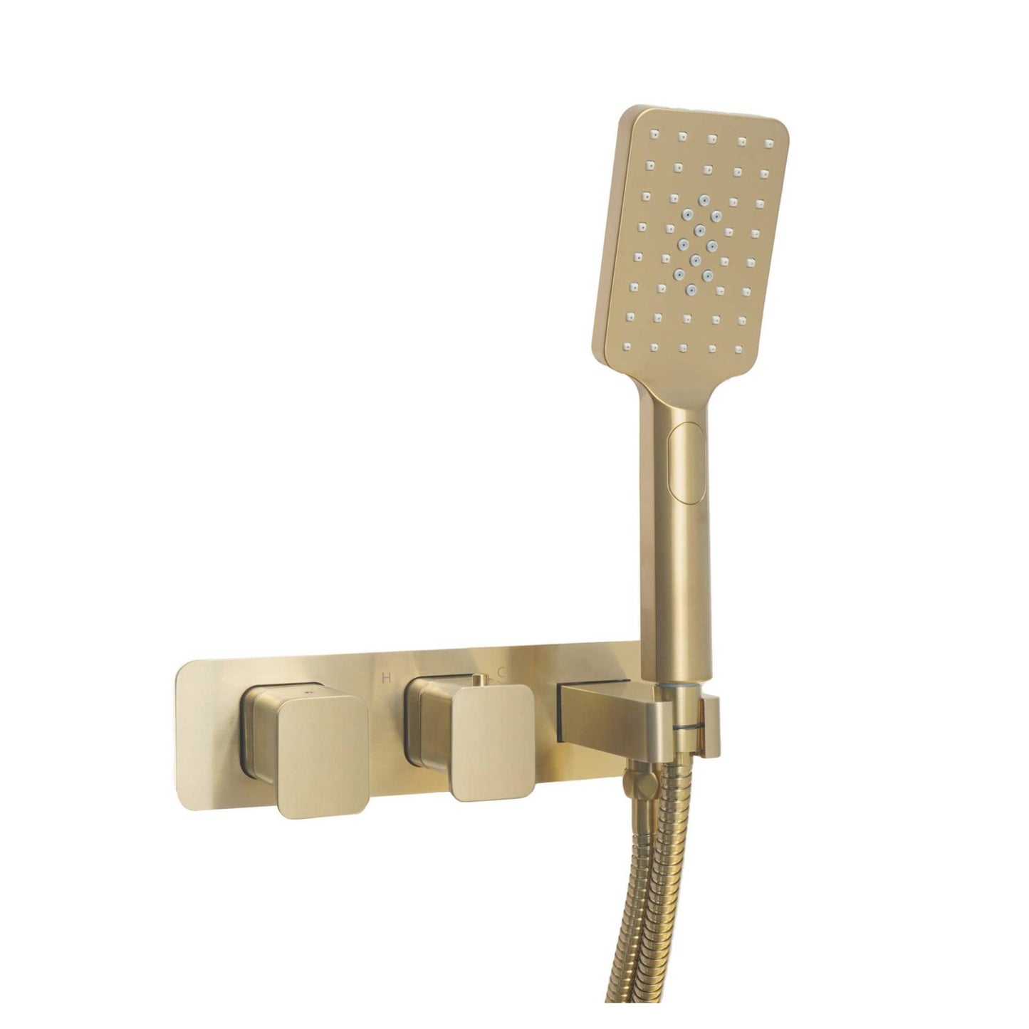 Just Taps Plus HIX Thermostatic Concealed 2 Outlets Shower Valve