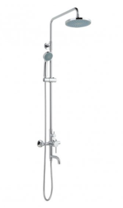 Just Taps Florence Shower Pole- Shower, Hand Shower & Spout