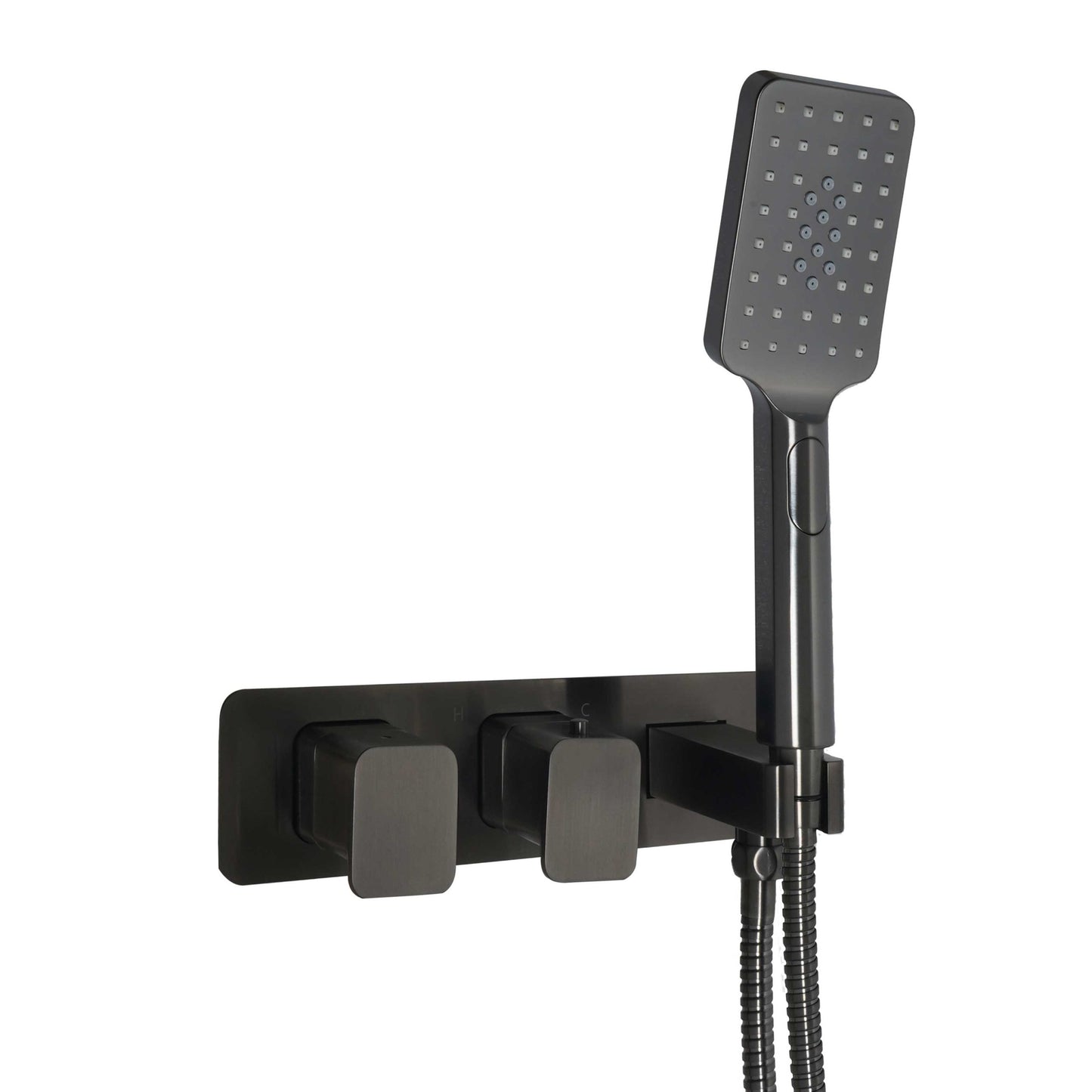 Just Taps Plus HIX Thermostatic Concealed 2 Outlets Shower Valve