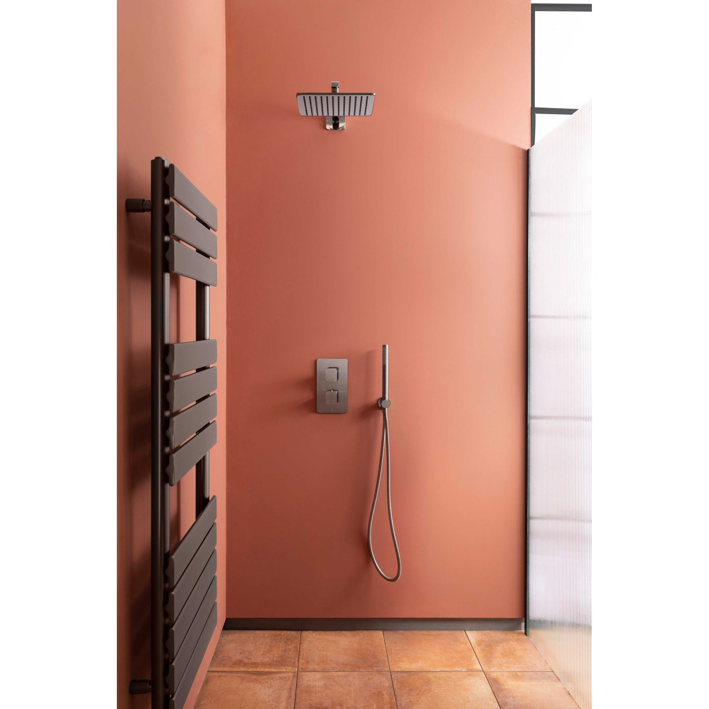 Just Taps Plus HIX Thermostatic 2 Outlet Concealed Shower Valve