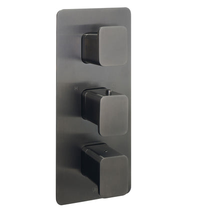Just Taps Plus HIX Thermostatic 3 Outlet Concealed Shower Valve