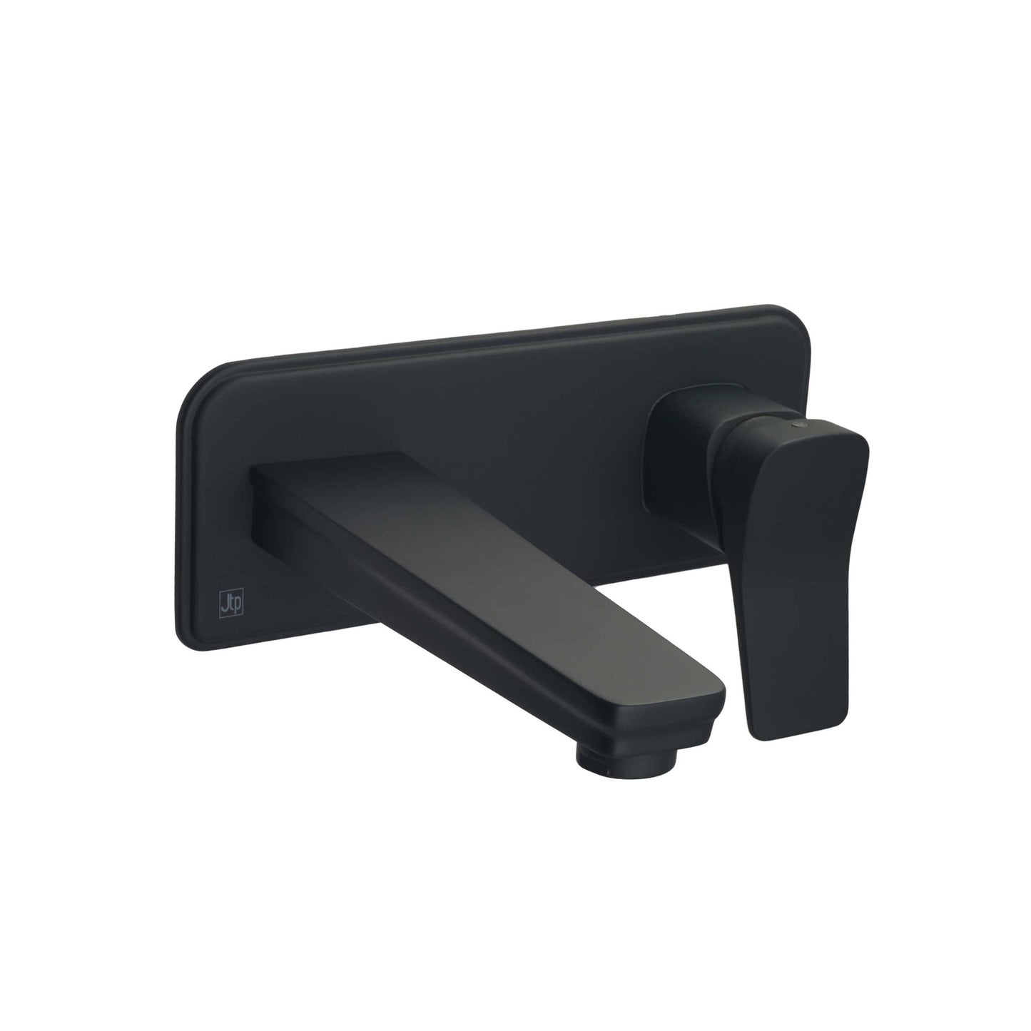 Just Taps Plus HIX Singler Lever Wall Mounted Basin Mixer (both plates included)