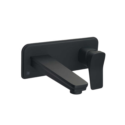 Just Taps Plus HIX Singler Lever Wall Mounted Basin Mixer (both plates included)